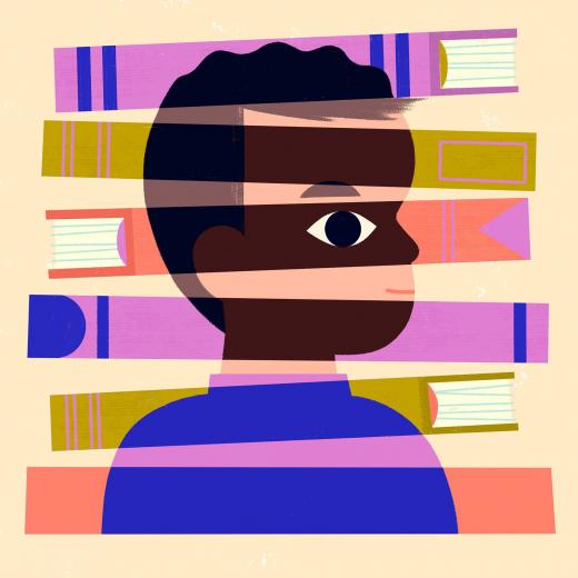 Black child on book cover