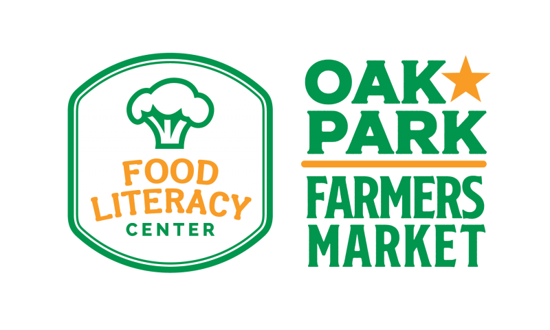 Food Literacy + Oak Park Farmers Market Logos