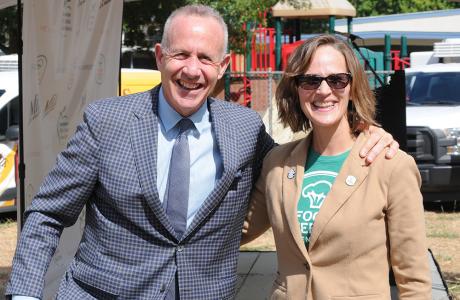 Mayor Darrell Steinberg & Amber Stott