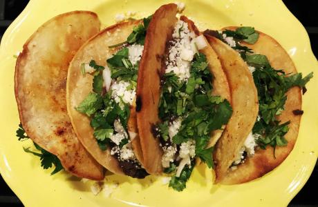 Black Bean Puree Tacos