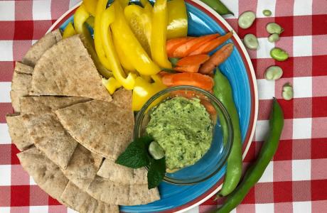 Fava Bean & Mint Hummus