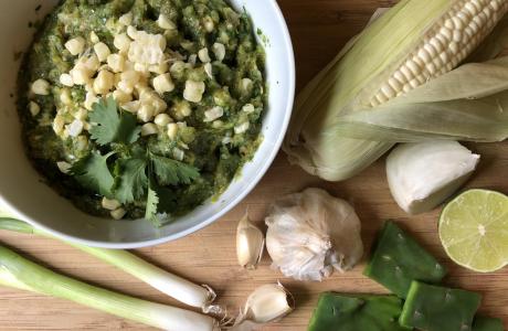 Cactus and Corn Salsa