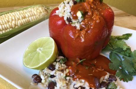 Stuffed bell pepper