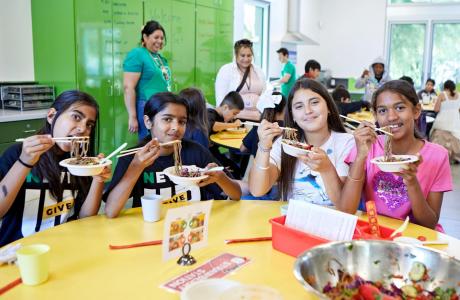 Student group photo in our cooking classroom