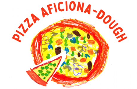 Logo pizza afficiona-dough