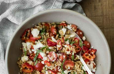 Cherry Tomato Barley Salad