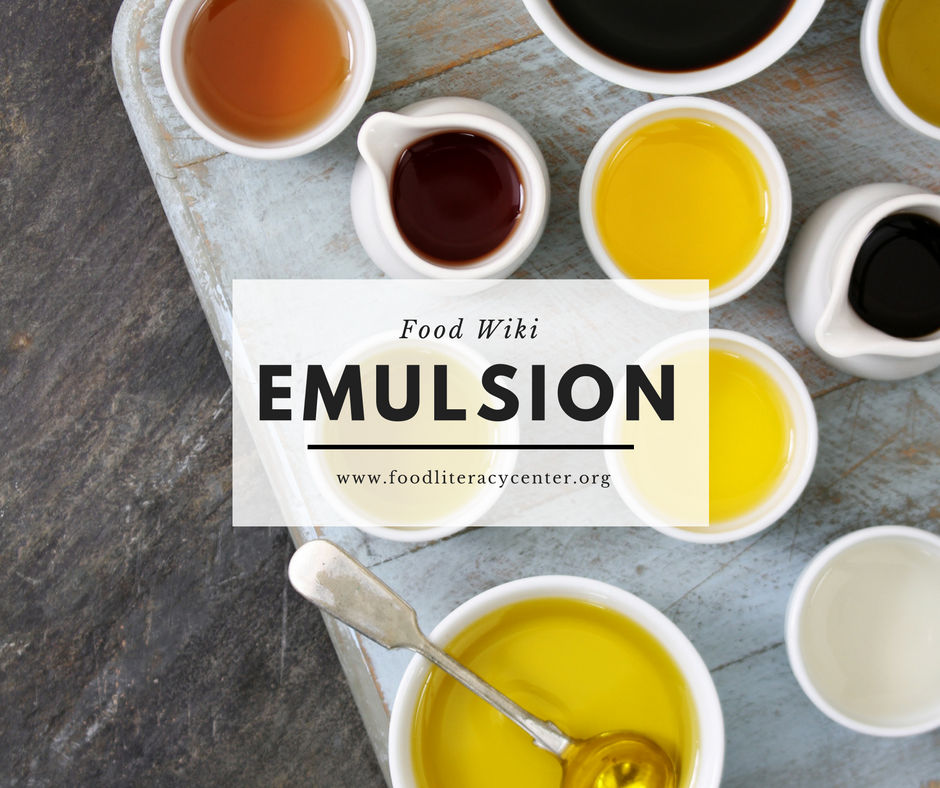 What is an emulsion?