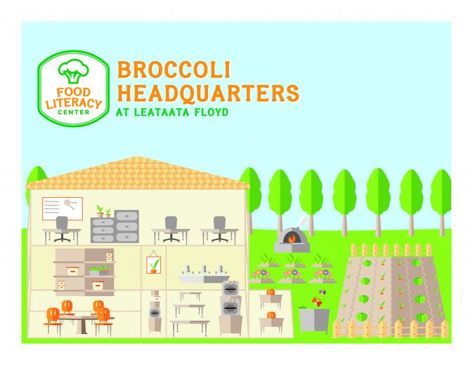 Thanks to The Honey Agency for this awesome design of our Broccoli HQ!