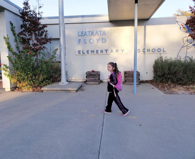 Walking to school