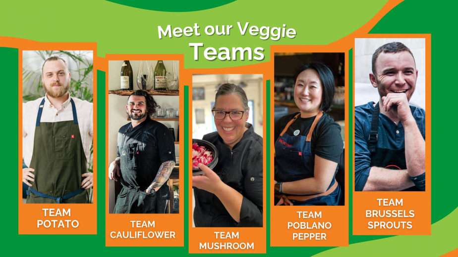 Graphic for veggie team blog post
