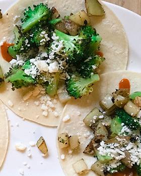 Broccoli & Potato Tacos