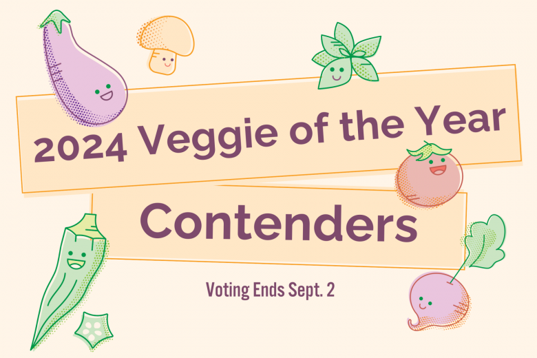 Graphic of 2024 veggies