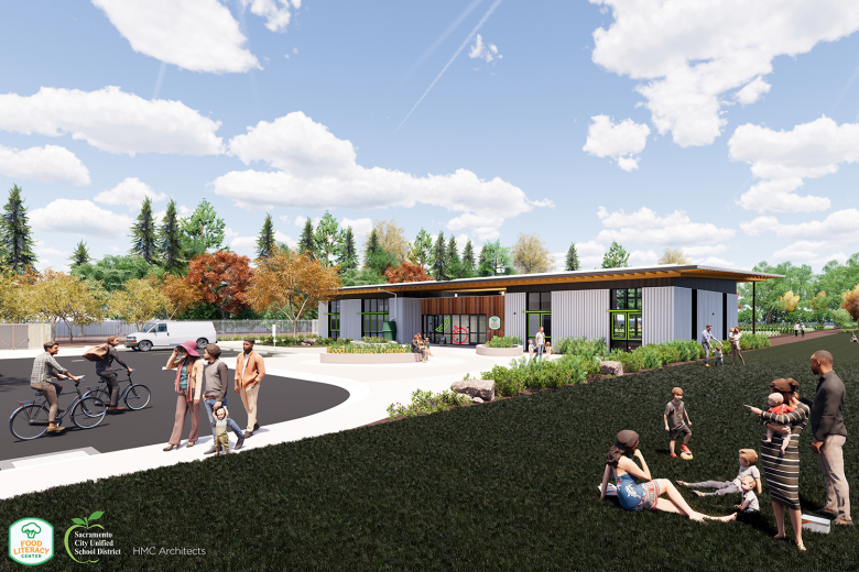 Rendering of Food Literacy Center