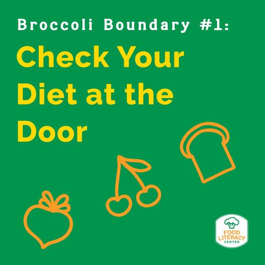 Check Your Diet at the Door