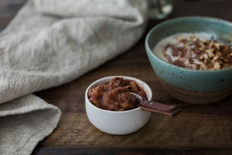 Ginger Rhubarb Compote
