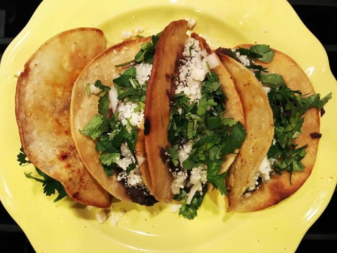 Black Bean Puree Tacos