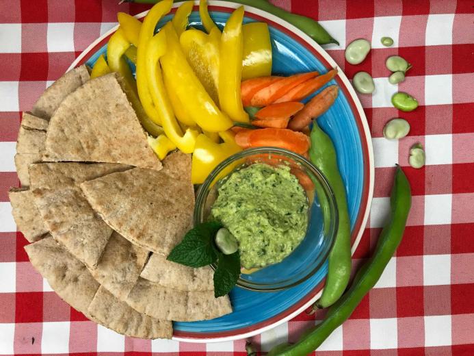 Fava Bean & Mint Hummus