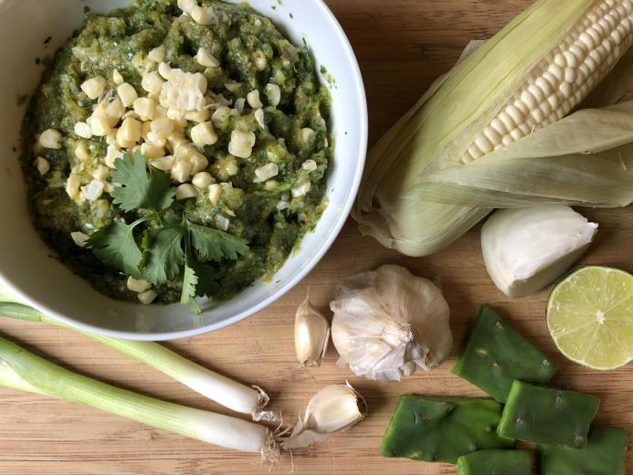 Cactus and Corn Salsa