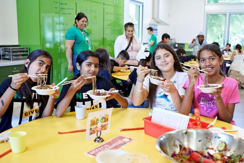 Student group photo in our cooking classroom
