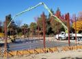 Pouring concrete