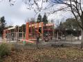 Walls going up